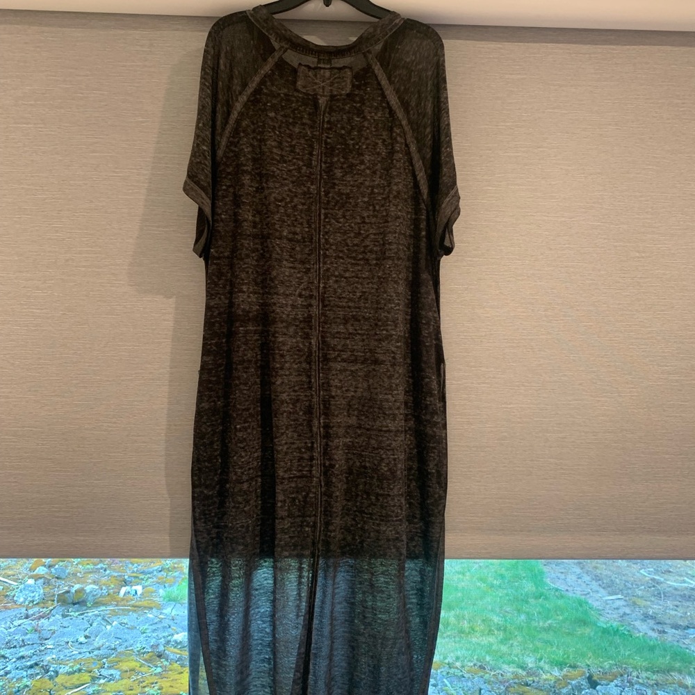 Black Sheer Maxi Dress/Cover up